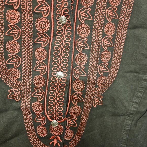 DG2 by Diane Gilman Black and Red Pullover top for Women Plus Size 1X NWOT - Picture 5 of 12